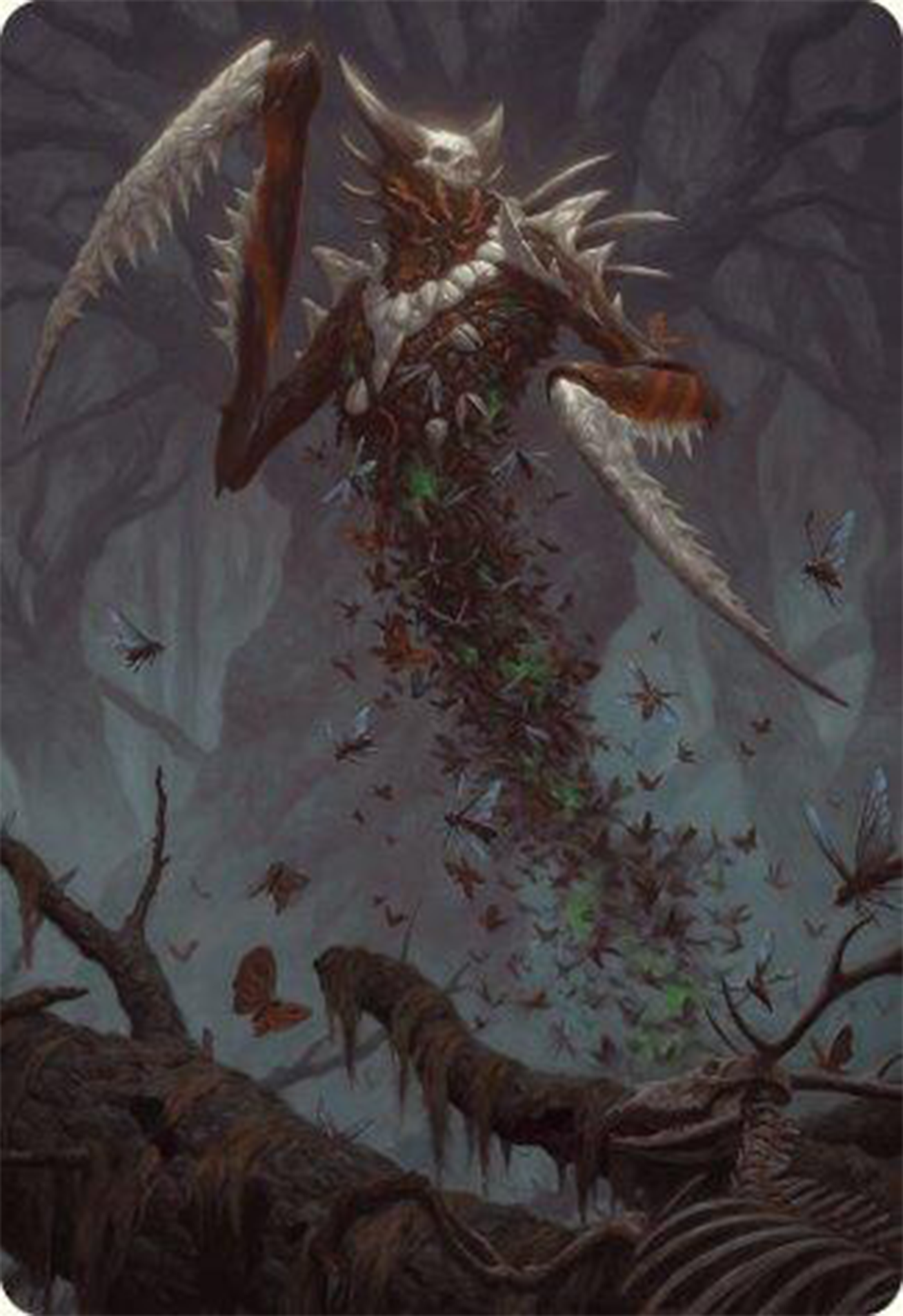 Grist, the Plague Swarm Art Card [Modern Horizons 3 Art Series] | Shuffle n Cut Hobbies & Games