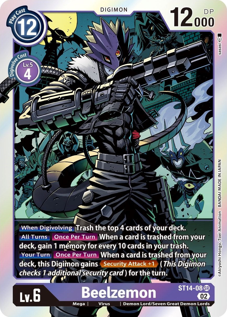 Beelzemon [ST14-08] [Starter Deck: Beelzemon Advanced Deck Set] | Shuffle n Cut Hobbies & Games