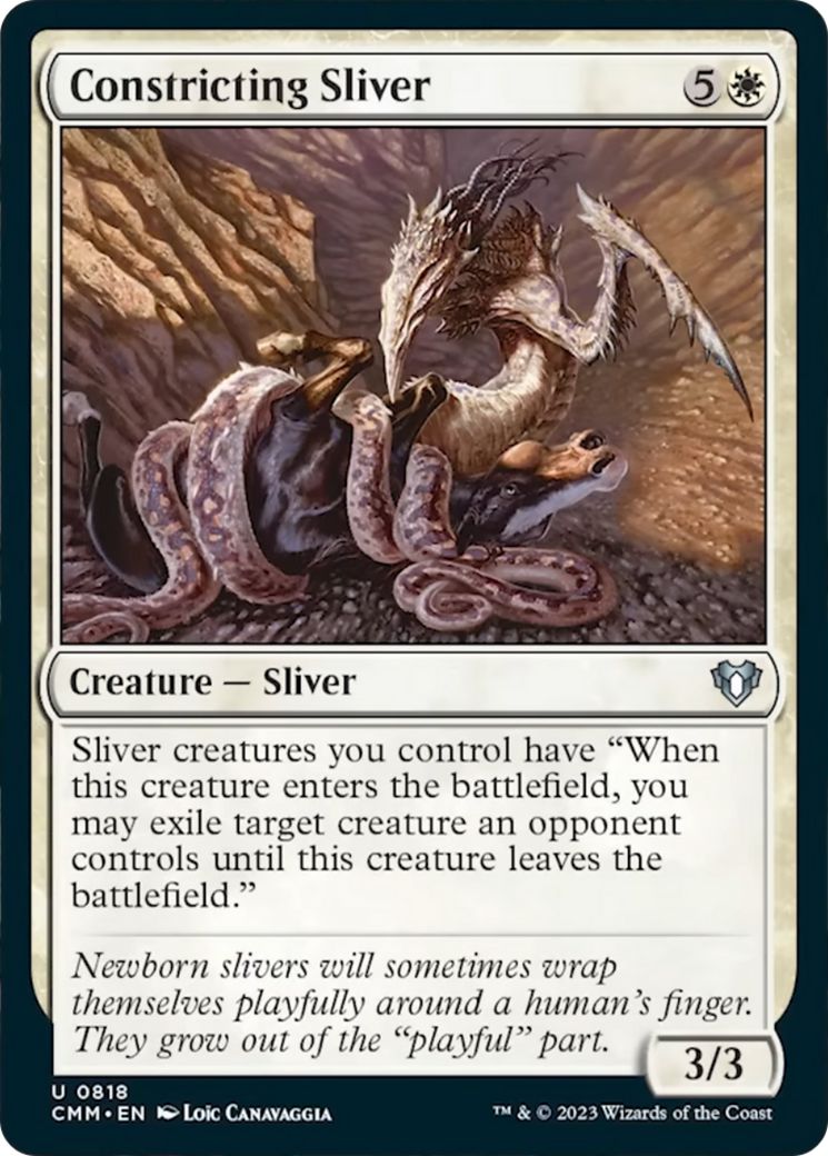 Constricting Sliver [Commander Masters] | Shuffle n Cut Hobbies & Games