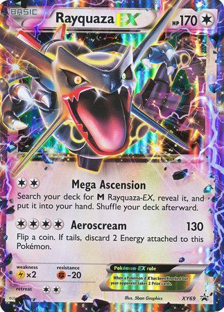 Rayquaza EX (XY69) (Jumbo Card) [XY: Black Star Promos] | Shuffle n Cut Hobbies & Games