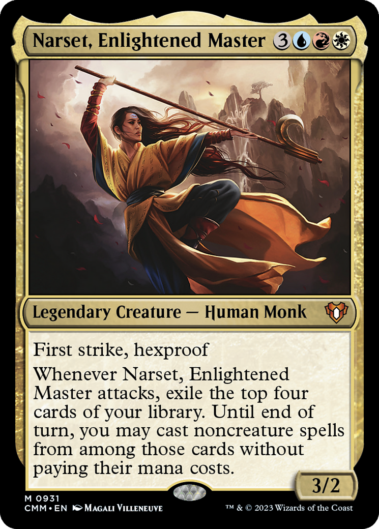 Narset, Enlightened Master [Commander Masters] | Shuffle n Cut Hobbies & Games