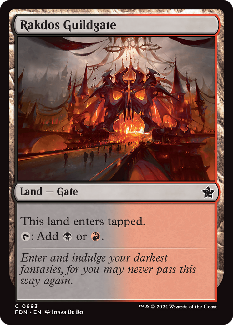 Rakdos Guildgate [Foundations] | Shuffle n Cut Hobbies & Games