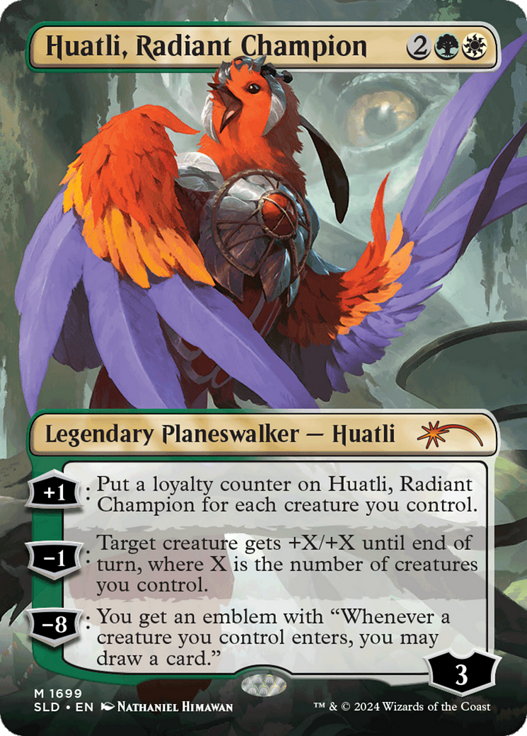 Huatli, Radiant Champion (Rainbow Foil) [Secret Lair Drop Series] | Shuffle n Cut Hobbies & Games