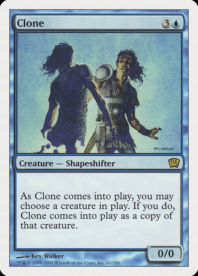 Clone (9th Edition) [Oversize Cards] | Shuffle n Cut Hobbies & Games