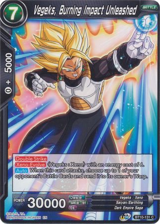 Vegeks, Burning Impact Unleashed (BT10-131) [Rise of the Unison Warrior 2nd Edition] | Shuffle n Cut Hobbies & Games