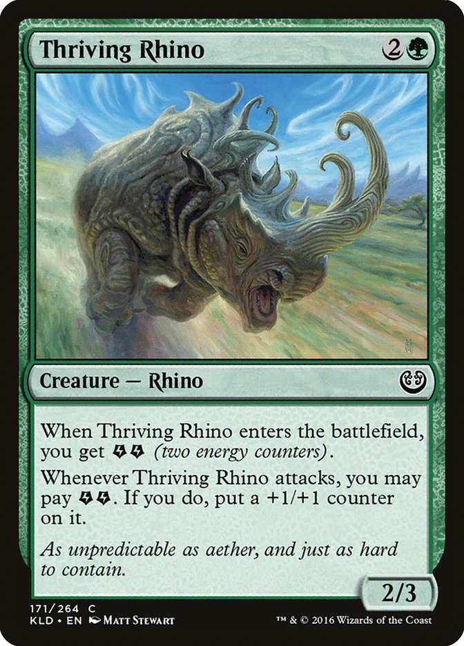 Thriving Rhino [Kaladesh] | Shuffle n Cut Hobbies & Games