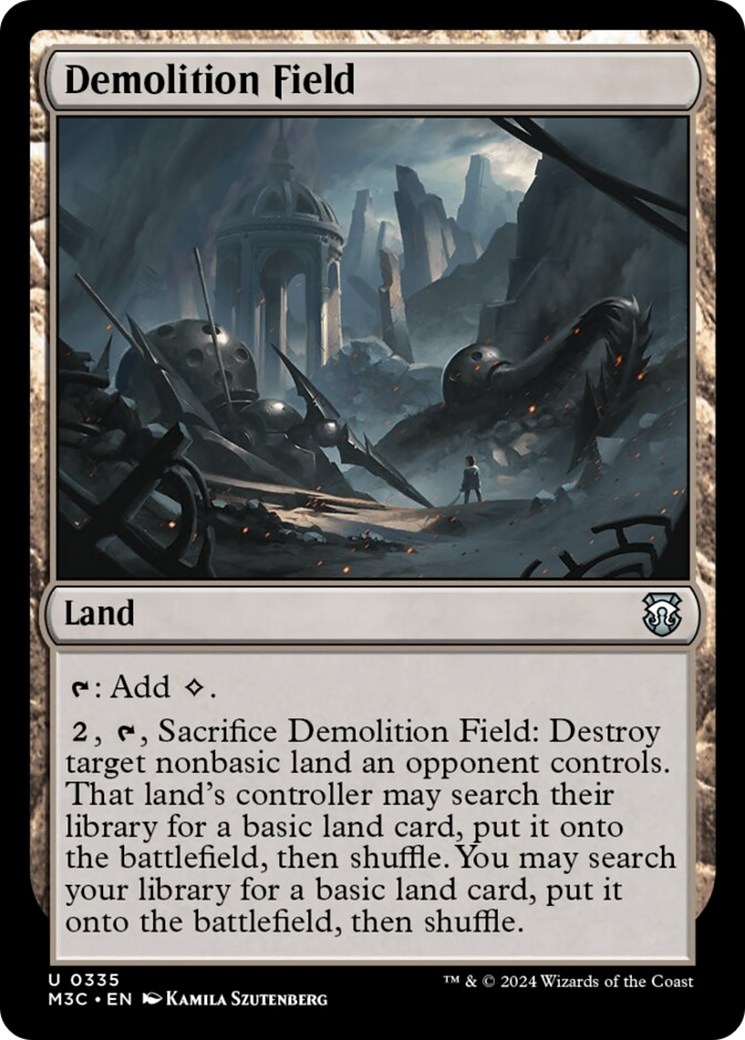 Demolition Field [Modern Horizons 3 Commander] | Shuffle n Cut Hobbies & Games