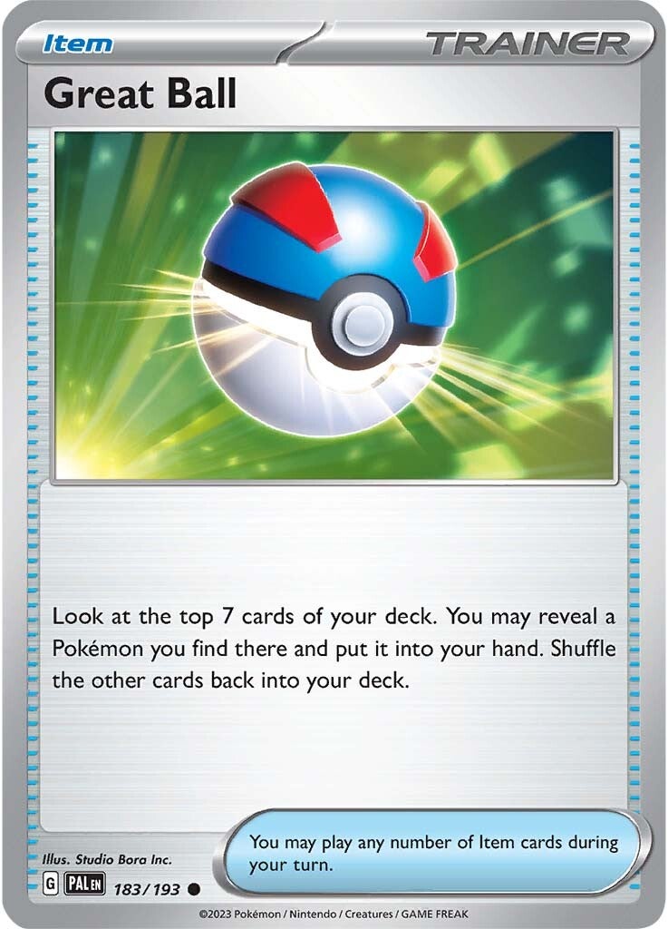 Great Ball (183/193) [Scarlet & Violet: Paldea Evolved] | Shuffle n Cut Hobbies & Games