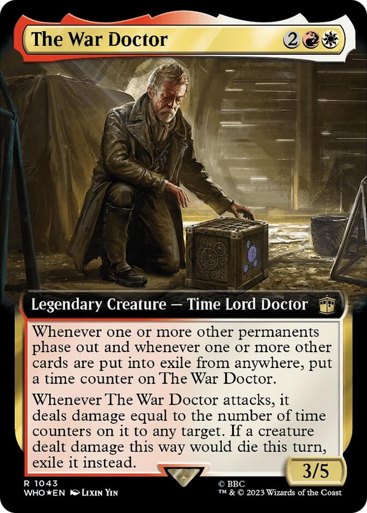 The War Doctor (Extended Art) (Surge Foil) [Doctor Who] | Shuffle n Cut Hobbies & Games