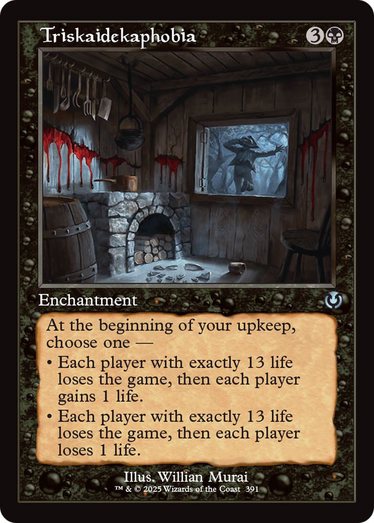 Triskaidekaphobia (Retro Frame) [Innistrad Remastered] | Shuffle n Cut Hobbies & Games