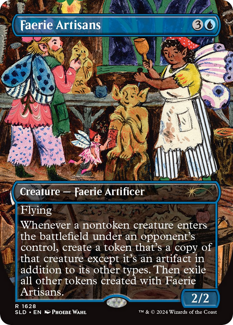 Faerie Artisans (Rainbow Foil) [Secret Lair Drop Series] | Shuffle n Cut Hobbies & Games