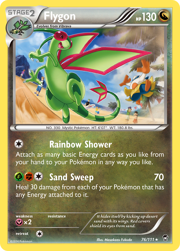 Flygon (76/111) [XY: Furious Fists] | Shuffle n Cut Hobbies & Games