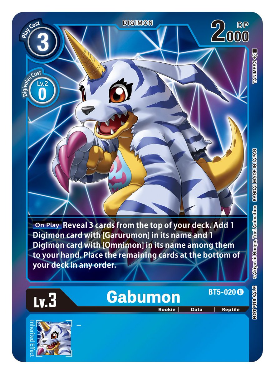 Gabumon [BT5-020] (Event Pack 2) [Battle of Omni] | Shuffle n Cut Hobbies & Games