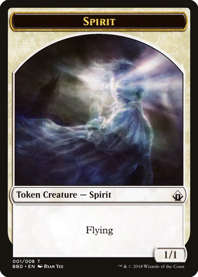 Spirit Token [Battlebond Tokens] | Shuffle n Cut Hobbies & Games