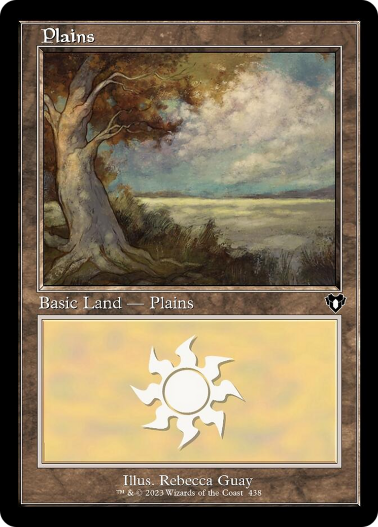 Plains (438) (Retro) [Commander Masters] | Shuffle n Cut Hobbies & Games