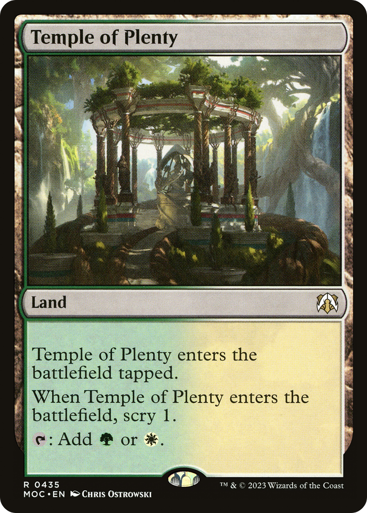 Temple of Plenty [March of the Machine Commander] | Shuffle n Cut Hobbies & Games