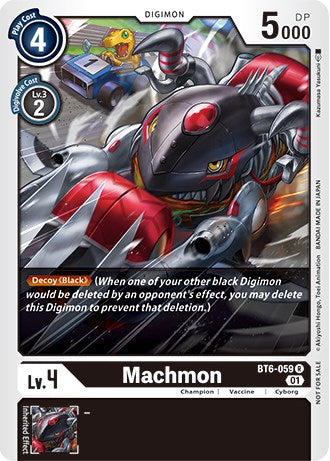 Machmon [BT6-059] (Revision Pack 2021) [Double Diamond Promos] | Shuffle n Cut Hobbies & Games