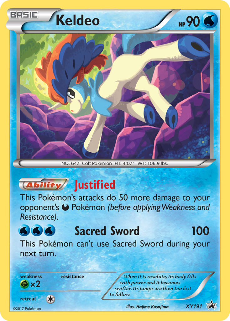 Keldeo (XY191) [XY: Black Star Promos] | Shuffle n Cut Hobbies & Games