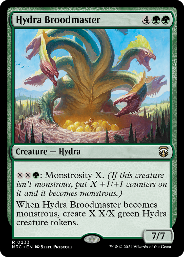 Hydra Broodmaster (Ripple Foil) [Modern Horizons 3 Commander] | Shuffle n Cut Hobbies & Games