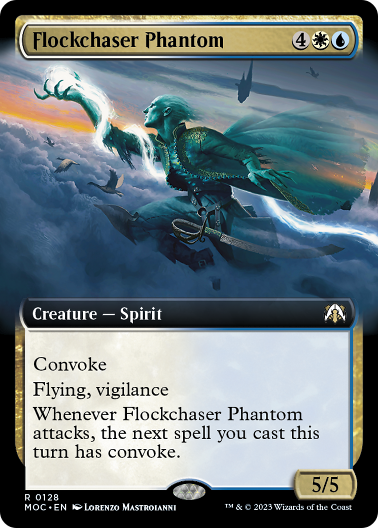 Flockchaser Phantom (Extended Art) [March of the Machine Commander] | Shuffle n Cut Hobbies & Games