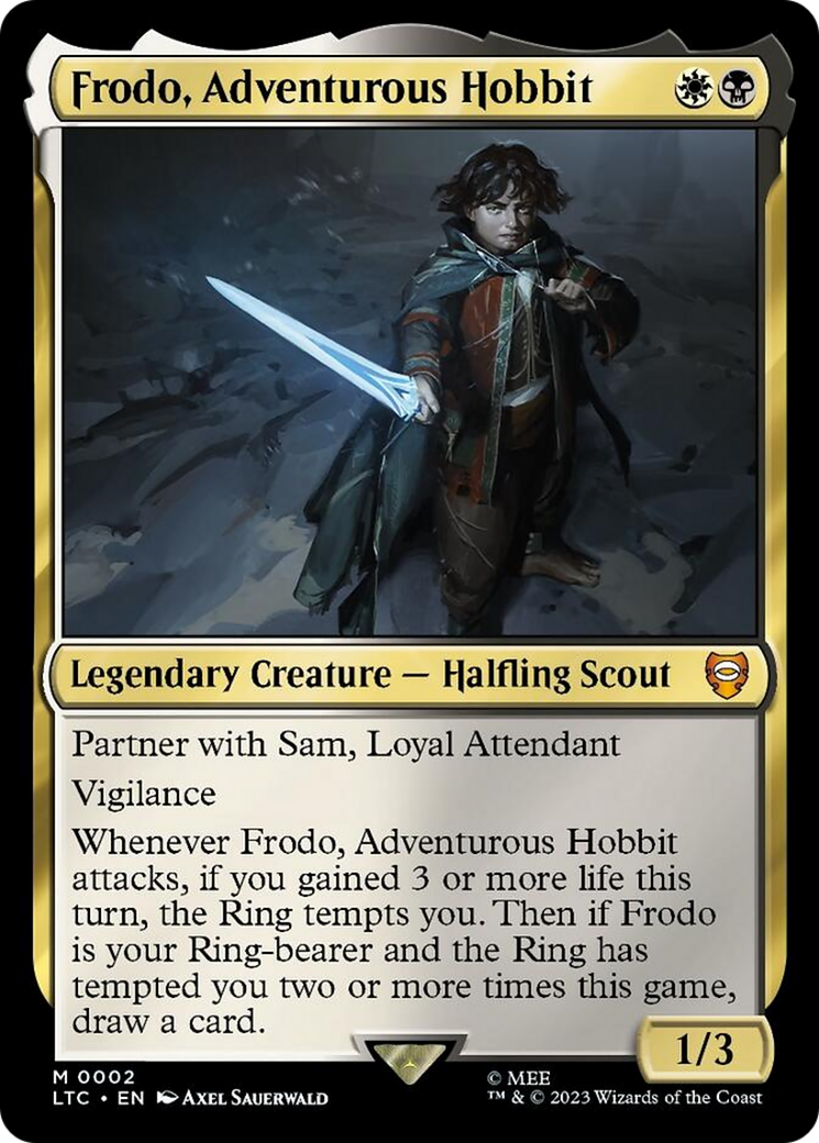 Frodo, Adventurous Hobbit [The Lord of the Rings: Tales of Middle-Earth Commander] | Shuffle n Cut Hobbies & Games