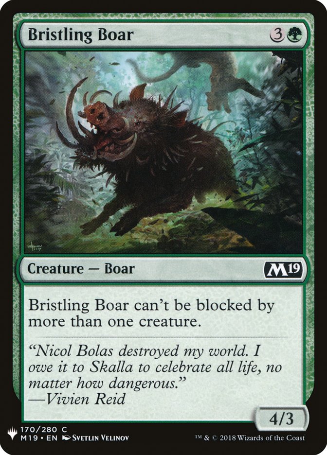 Bristling Boar [Mystery Booster] | Shuffle n Cut Hobbies & Games