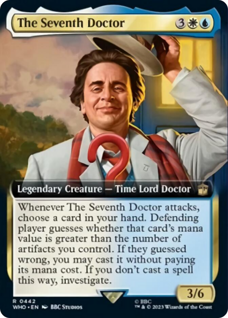 The Seventh Doctor (Extended Art) [Doctor Who] | Shuffle n Cut Hobbies & Games