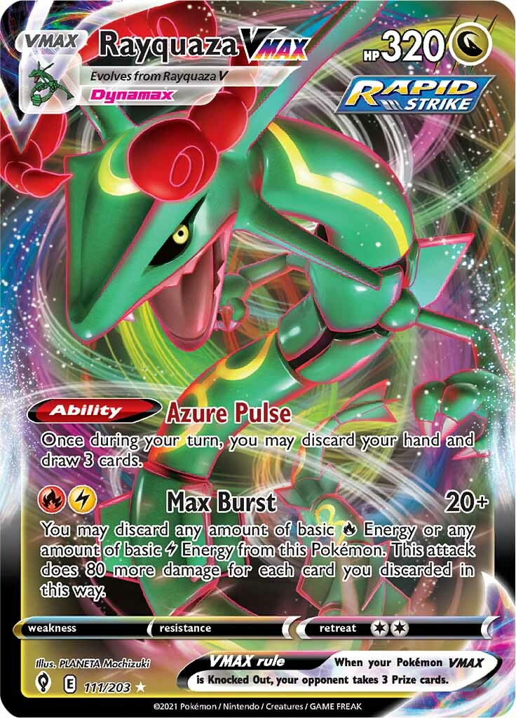 Rayquaza VMAX (111/203) [Sword & Shield: Evolving Skies] | Shuffle n Cut Hobbies & Games