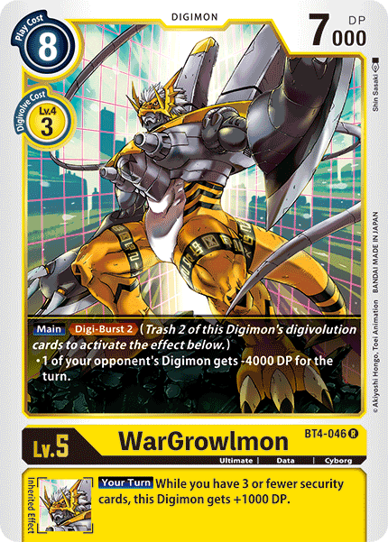 WarGrowlmon [BT4-046] [Great Legend] | Shuffle n Cut Hobbies & Games