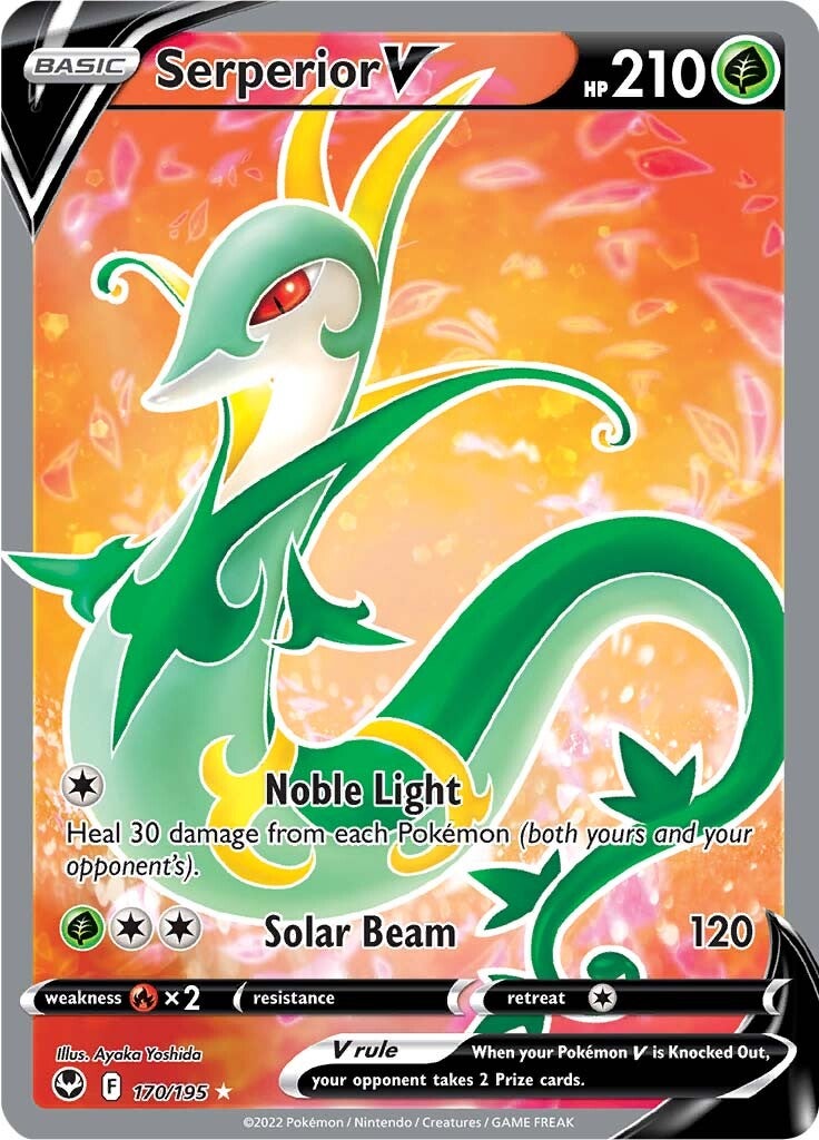 Serperior V (170/195) [Sword & Shield: Silver Tempest] | Shuffle n Cut Hobbies & Games