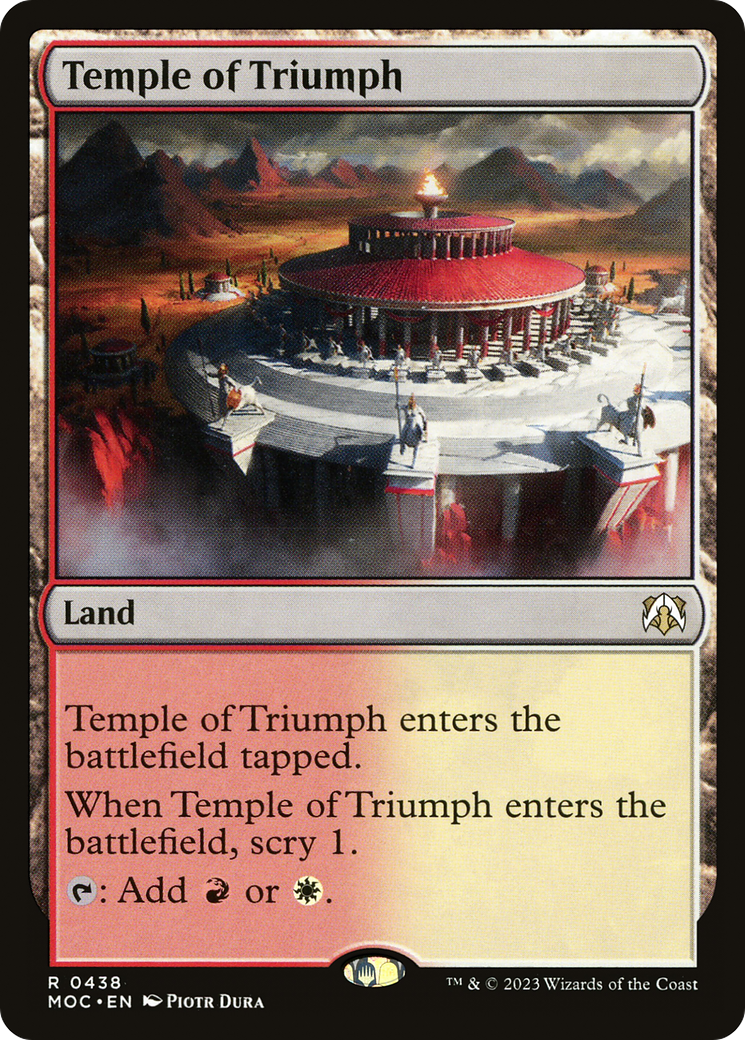 Temple of Triumph [March of the Machine Commander] | Shuffle n Cut Hobbies & Games