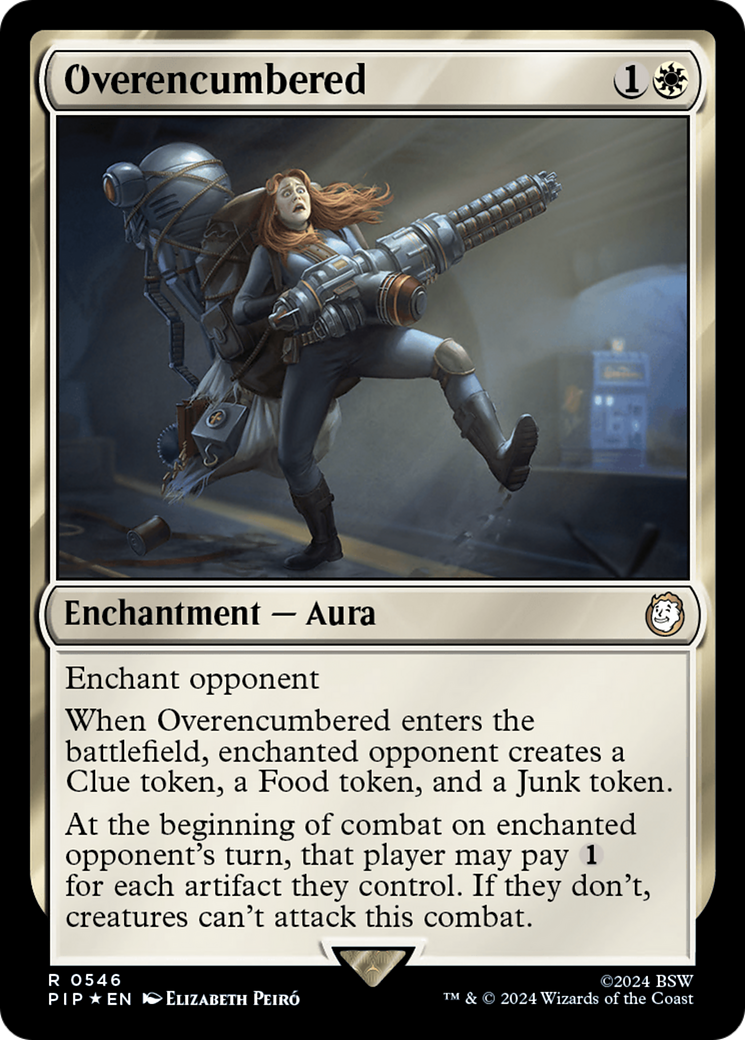 Overencumbered (Surge Foil) [Fallout] | Shuffle n Cut Hobbies & Games