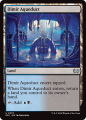 Dimir Aqueduct [Duskmourn: House of Horror Commander] | Shuffle n Cut Hobbies & Games