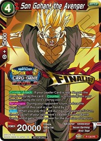 Son Gohan, the Avenger (Championship Final 2019) (Finalist) (P-138) [Tournament Promotion Cards] | Shuffle n Cut Hobbies & Games