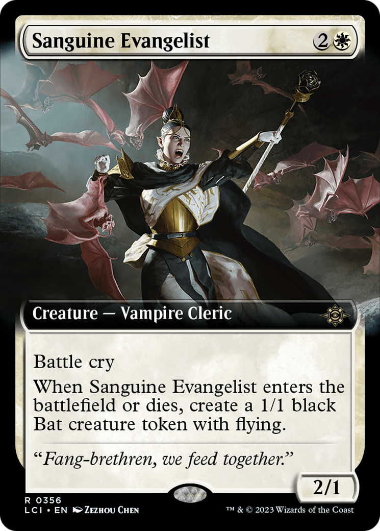 Sanguine Evangelist (Extended Art) [The Lost Caverns of Ixalan] | Shuffle n Cut Hobbies & Games