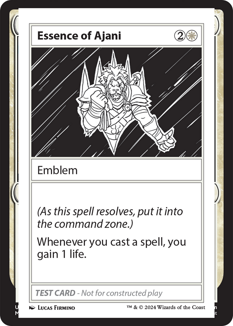 Essence of Ajani [Mystery Booster 2 Playtest Cards] | Shuffle n Cut Hobbies & Games