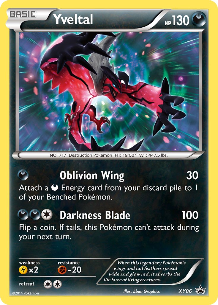 Yveltal (XY06) [XY: Black Star Promos] | Shuffle n Cut Hobbies & Games