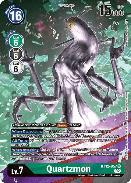 Quartzmon [BT12-057] (Alternate Art) [Across Time] | Shuffle n Cut Hobbies & Games