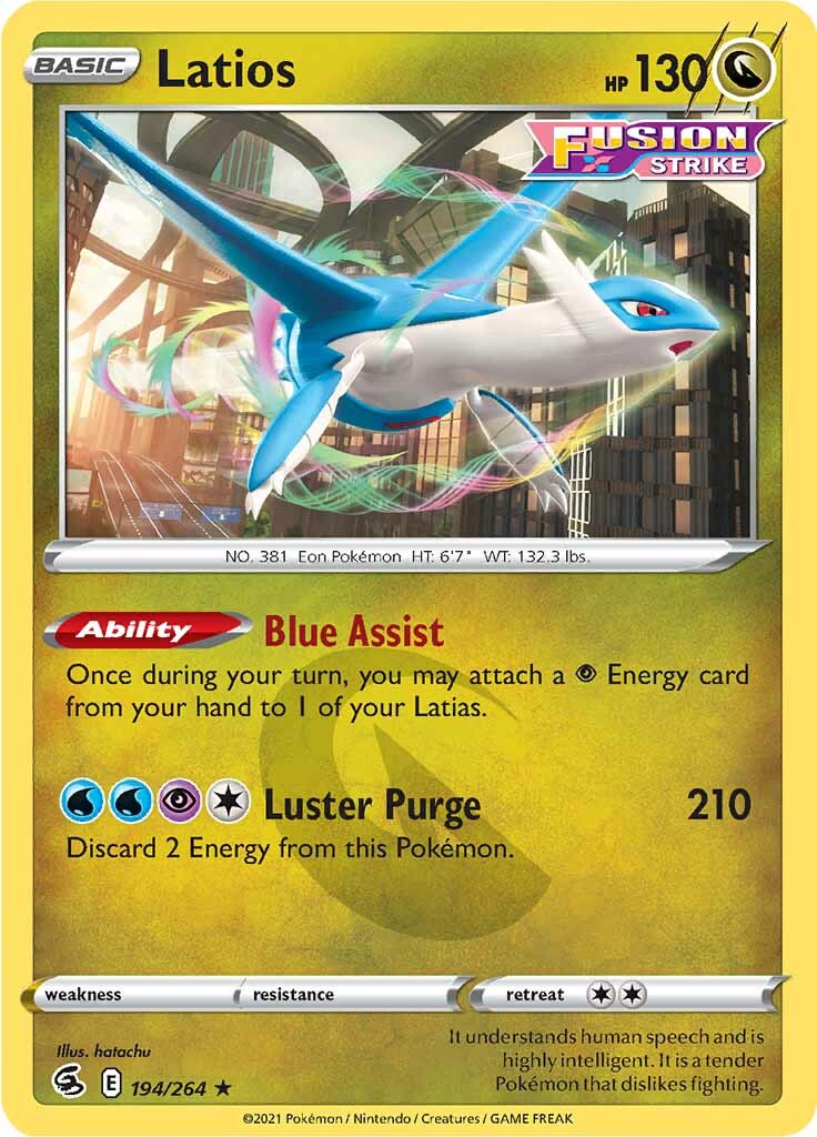 Latios (194/264) [Sword & Shield: Fusion Strike] | Shuffle n Cut Hobbies & Games