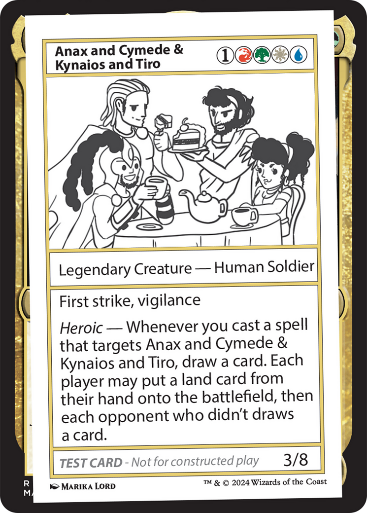 Anax and Cymede & Kynaios and Tiro [Mystery Booster 2 Playtest Cards] | Shuffle n Cut Hobbies & Games