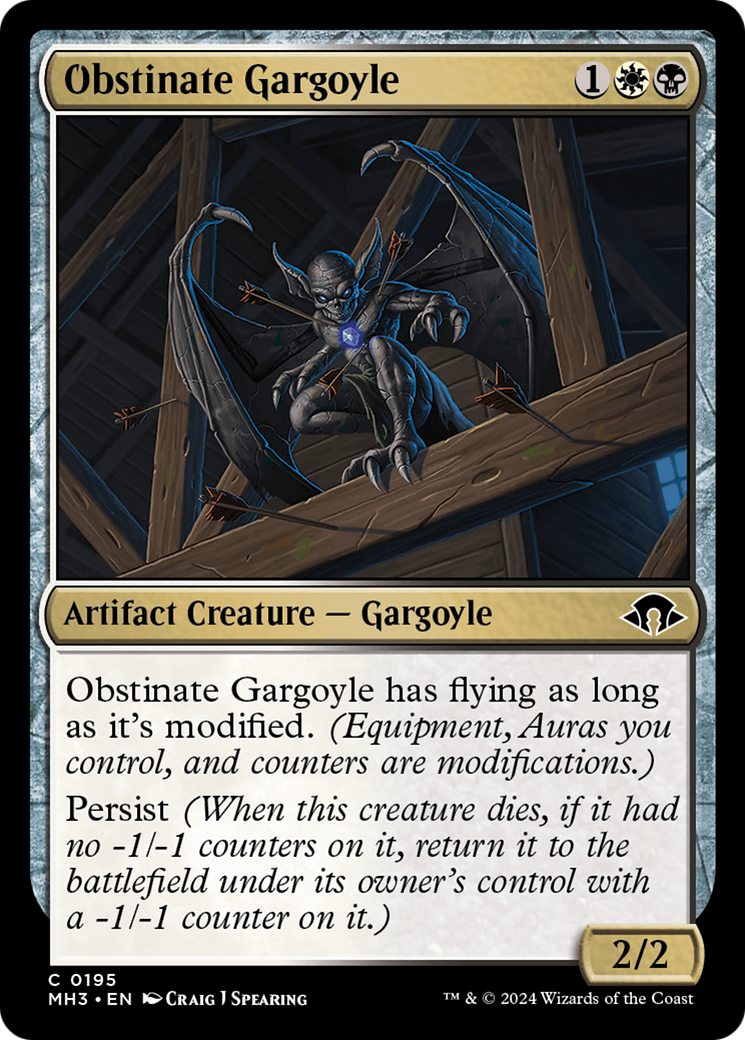 Obstinate Gargoyle [Modern Horizons 3] | Shuffle n Cut Hobbies & Games