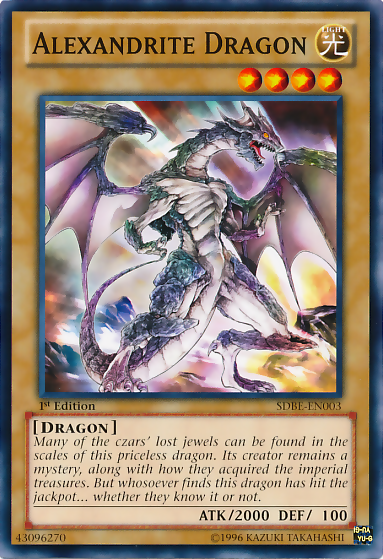 Alexandrite Dragon [SDBE-EN003] Common | Shuffle n Cut Hobbies & Games