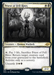 Priest of Fell Rites (Sketch) [Modern Horizons 2] | Shuffle n Cut Hobbies & Games