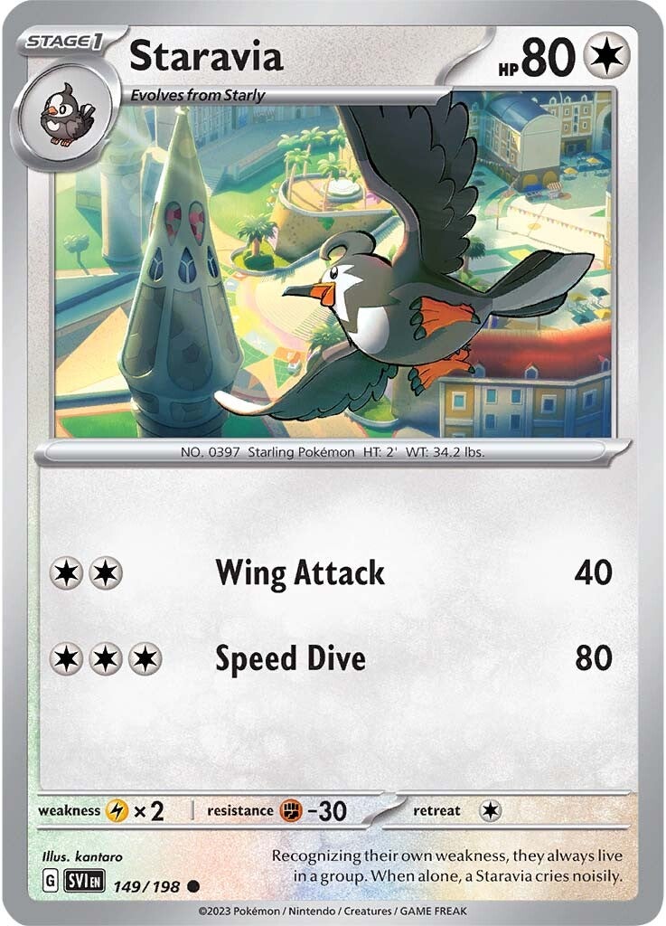 Staravia (149/198) [Scarlet & Violet: Base Set] | Shuffle n Cut Hobbies & Games