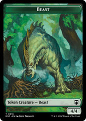 Elephant // Beast (0016) Double-Sided Token [Modern Horizons 3 Commander Tokens] | Shuffle n Cut Hobbies & Games