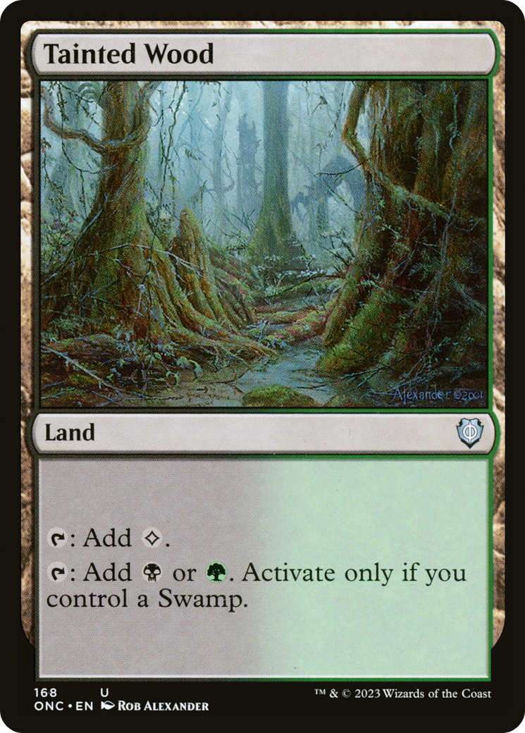 Tainted Wood [Phyrexia: All Will Be One Commander] | Shuffle n Cut Hobbies & Games