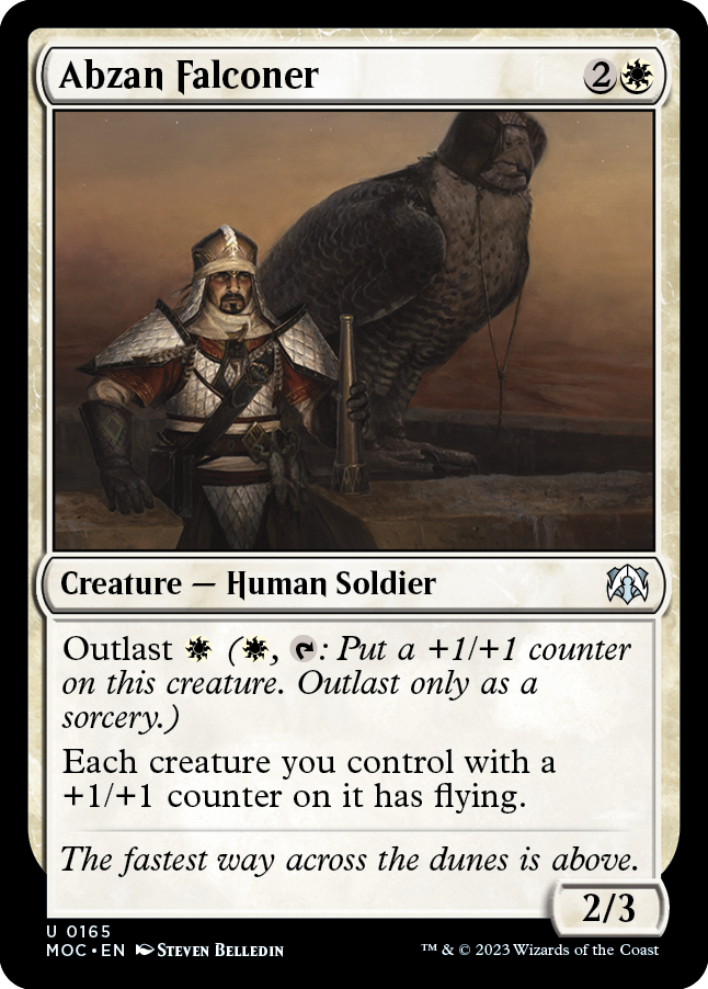 Abzan Falconer [March of the Machine Commander] | Shuffle n Cut Hobbies & Games