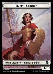 Elemental (0037) // Human Soldier Double-Sided Token [Commander Masters Tokens] | Shuffle n Cut Hobbies & Games