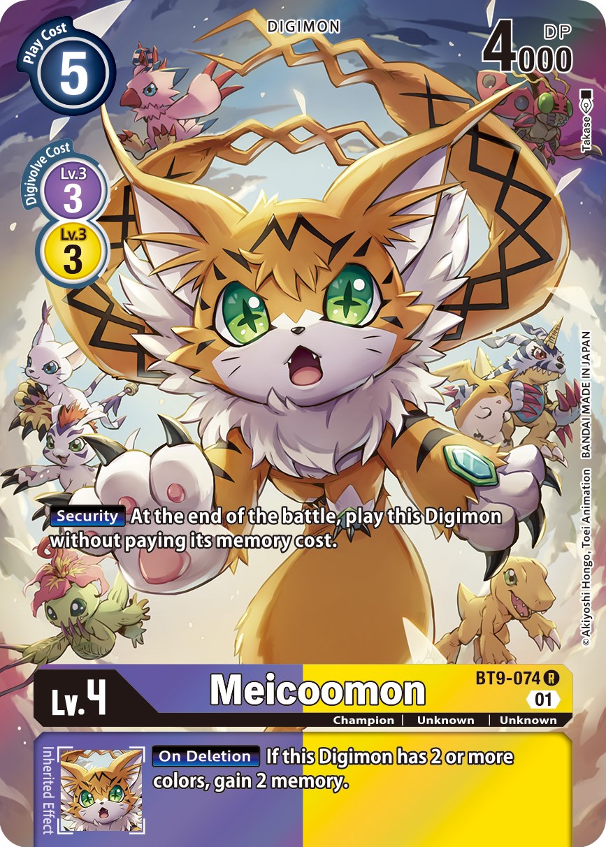 Meicoomon [BT9-074] (Alternate Art) [X Record] | Shuffle n Cut Hobbies & Games