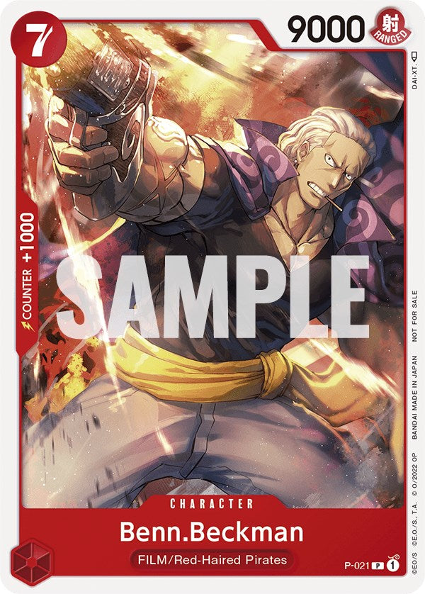 Benn.Beckman (One Piece Film Red) [One Piece Promotion Cards] | Shuffle n Cut Hobbies & Games